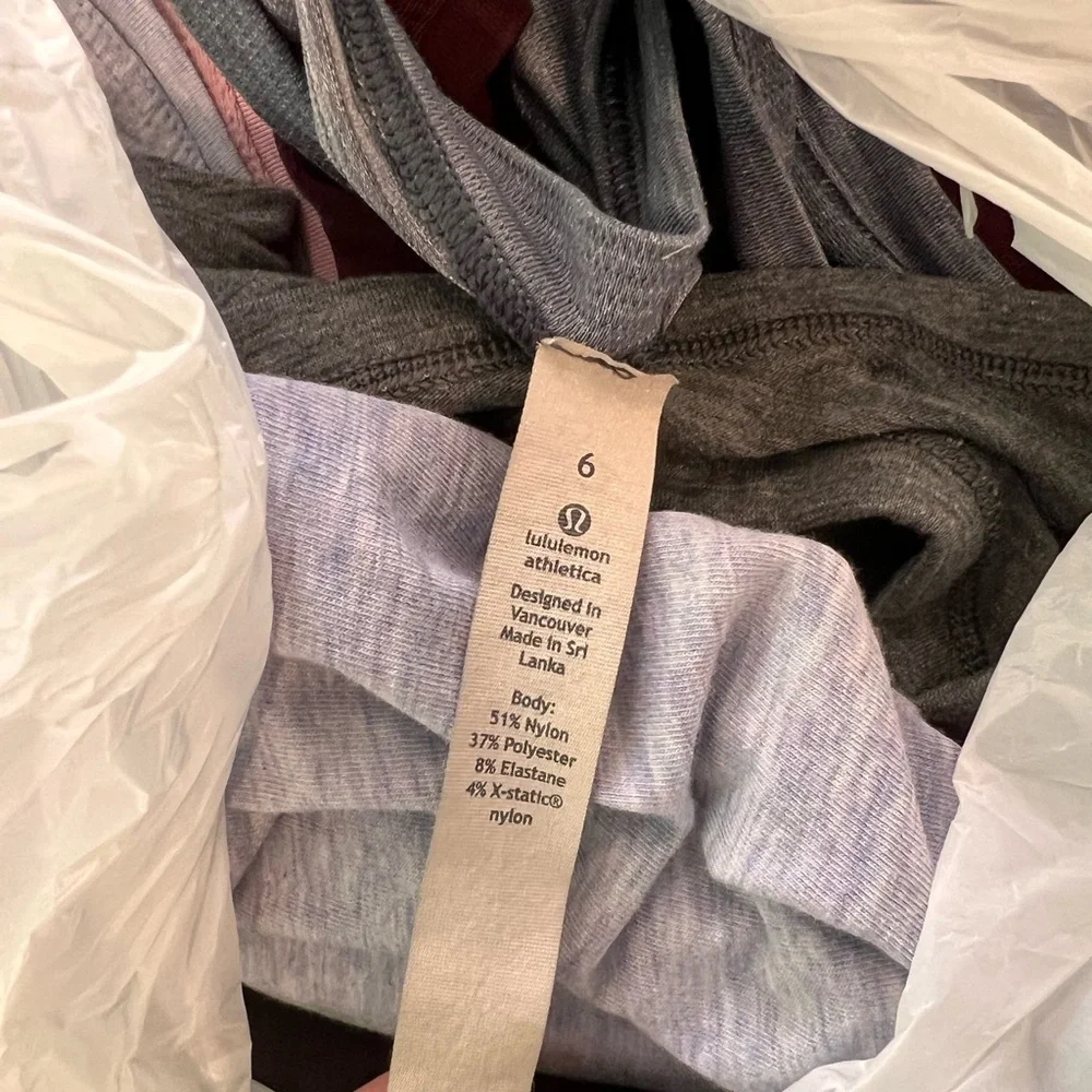 Lululemon Athletica Sleeveless Tops in Gray, Pink, and Burgundy - Picture 3 of 3